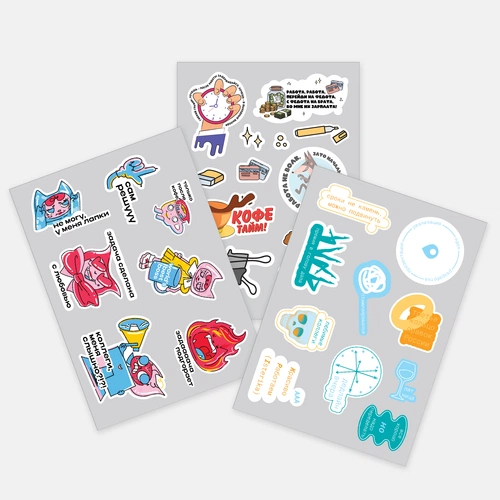 Наклейки бумажные Sticker Pack на заказ, M Наклейки бумажные Sticker Pack на заказ, M