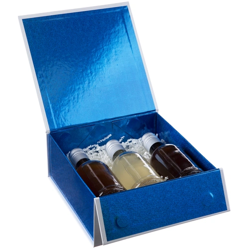 Коробка складная Gallant, M, белая с синим Коробка складная Gallant, M, белая с синим