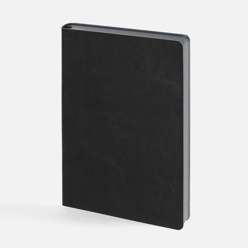 Ежедневник Doppio, недатированный, черный с серым Ежедневник Doppio, недатированный, черный с серым