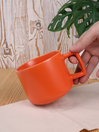 Чашка Jumbo в коробке матовая, оранжевая Чашка Jumbo в коробке матовая, оранжевая