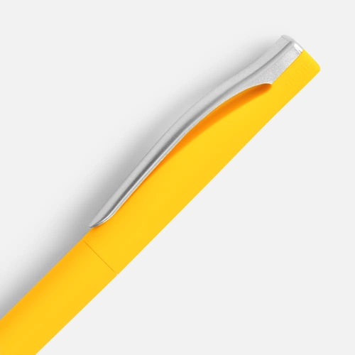 Ручка шариковая Pin Soft Touch, желтая Ручка шариковая Pin Soft Touch, желтая