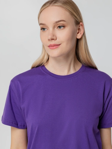 Футболка унисекс T-bolka 140, фиолетовая Футболка унисекс T-bolka 140, фиолетовая