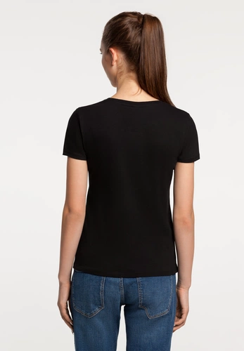 Футболка женская «Крокодилобегемоты», черная Футболка женская «Крокодилобегемоты», черная