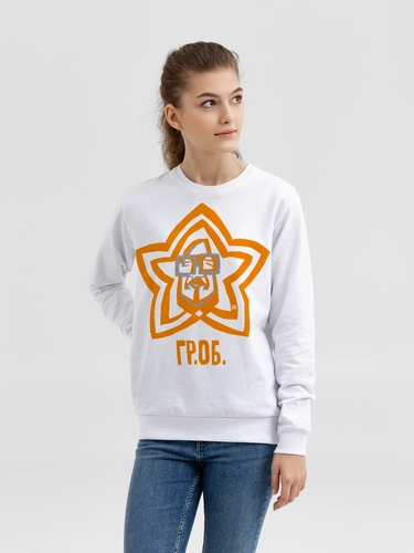 Свитшот «Меламед. Егор Летов», белый Свитшот «Меламед. Егор Летов», белый