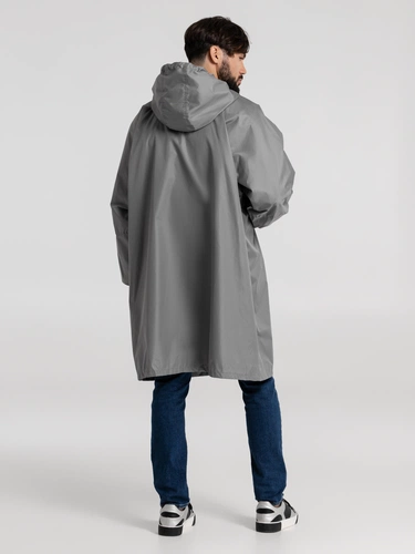 Дождевик-анорак Hard Work, серый, единый размер Дождевик-анорак Hard Work, серый, единый размер