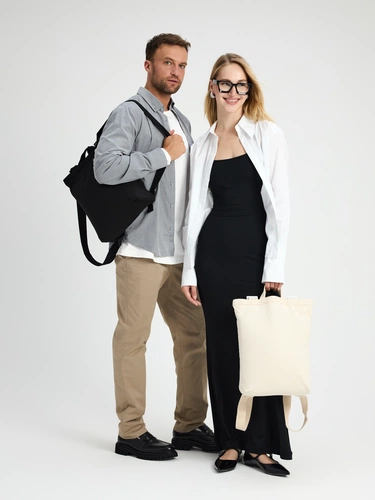 Рюкзак холщовый Discovery Bag, неокрашенный Рюкзак холщовый Discovery Bag, неокрашенный