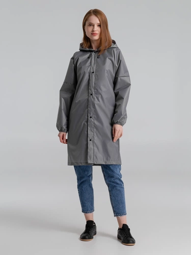 Дождевик со светоотражающими элементами Rainman Blink, серый Дождевик со светоотражающими элементами Rainman Blink, серый