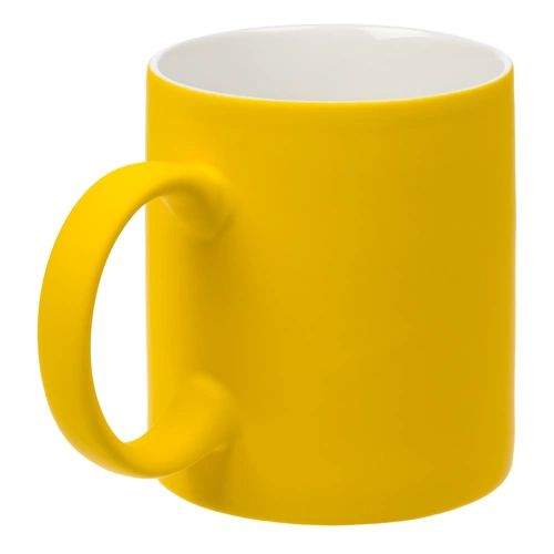Кружка Promo Soft с покрытием софт-тач, желтая Кружка Promo Soft с покрытием софт-тач, желтая