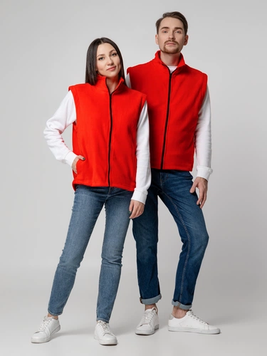 Жилет флисовый Manakin, красный Жилет флисовый Manakin, красный
