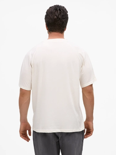 Футболка унисекс оверсайз T2, молочно-белая Футболка унисекс оверсайз T2, молочно-белая