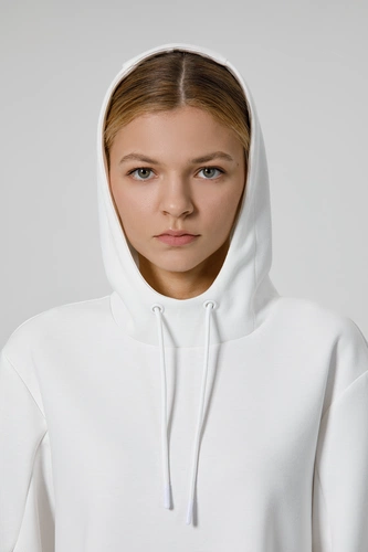 Худи унисекс Begi, молочно-белое Худи унисекс Begi, молочно-белое