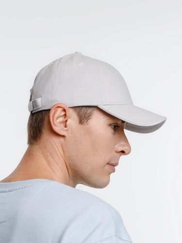 Бейсболка Spiker, серая с белым Бейсболка Spiker, серая с белым