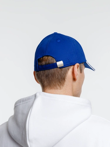 Бейсболка Spiker, ярко-синяя с белым Бейсболка Spiker, ярко-синяя с белым