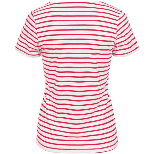 Футболка женская Grand Granat New, белая с красным Футболка женская Grand Granat New, белая с красным