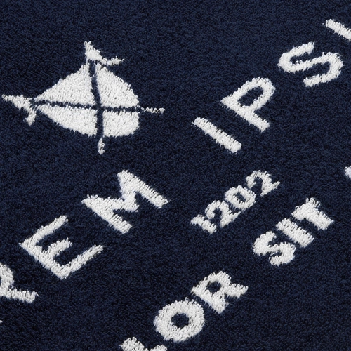 Полотенце на заказ Surpass с пестротканым логотипом, большое Полотенце на заказ Surpass с пестротканым логотипом, большое