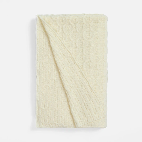 Плед Braidera, белый (молочный) Плед Braidera, белый (молочный)