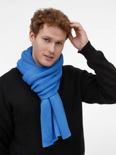 Шарф Nobilis Mono, синий (аква) Шарф Nobilis Mono, синий (аква)