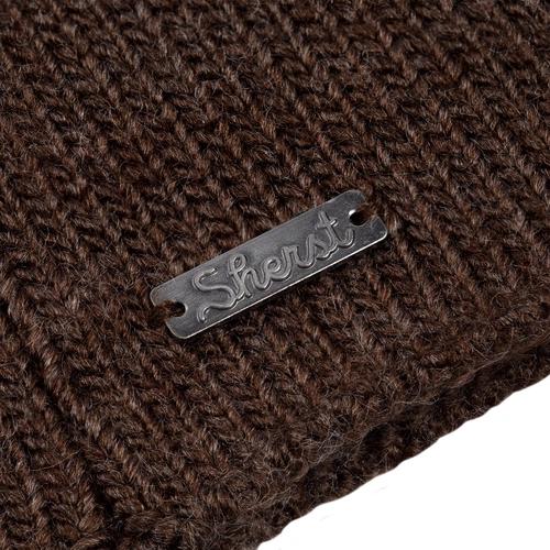 Шапка Dalia, темно-коричневая Шапка Dalia, темно-коричневая