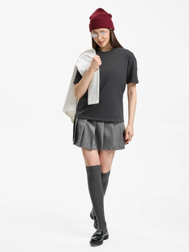 Футболка унисекс Durington, темно-серая (графит) Футболка унисекс Durington, темно-серая (графит)