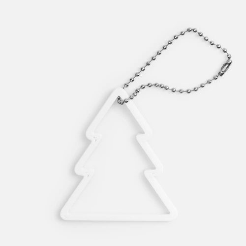 Подвеска «Елочка», 3D-печать, белая Подвеска «Елочка», 3D-печать, белая