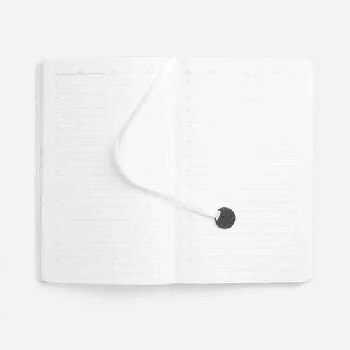 Ежедневник Waltz, недатированный, белый Ежедневник Waltz, недатированный, белый