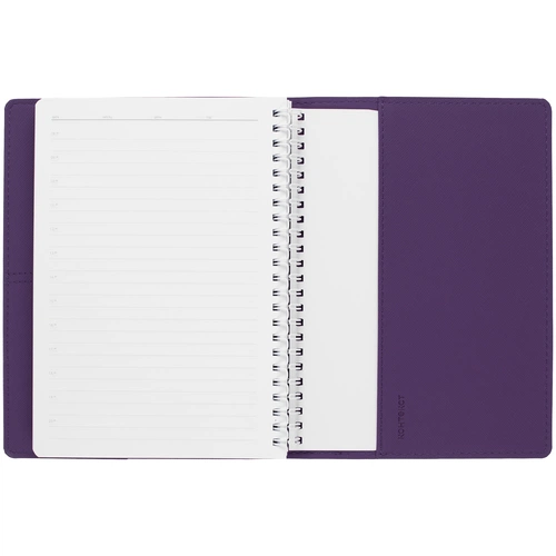 Ежедневник Spring Touch, недатированный, фиолетовый Ежедневник Spring Touch, недатированный, фиолетовый