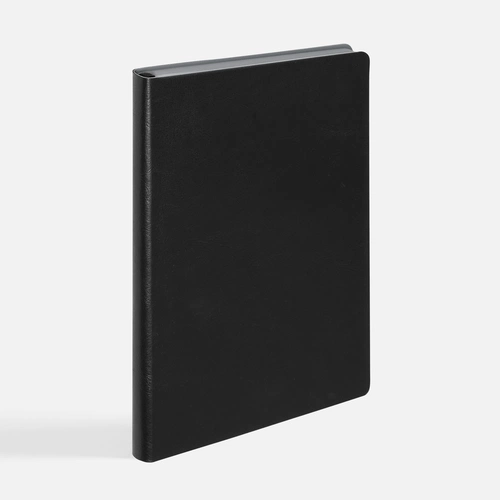Ежедневник Doppio, недатированный, черный с серым Ежедневник Doppio, недатированный, черный с серым
