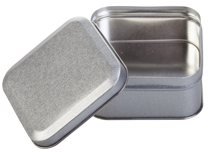 Коробка Pragmax S, квадратная, серебристая Коробка Pragmax S, квадратная, серебристая