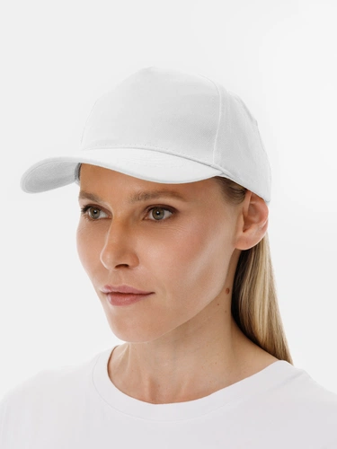 Бейсболка Long Beach, белая Бейсболка Long Beach, белая