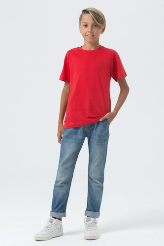 Футболка детская Regent Fit Kids, красная Футболка детская Regent Fit Kids, красная