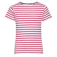 Футболка детская Miles Kids белая с красным