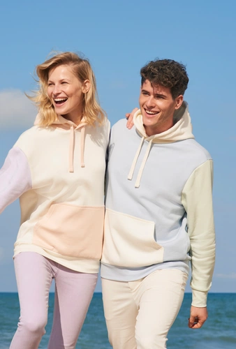 Худи унисекс Collins, молочно-белое Худи унисекс Collins, молочно-белое