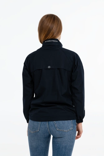 Ветровка женская Stratus, темно-синяя Ветровка женская Stratus, темно-синяя