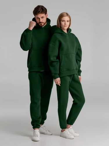 Худи Kulonga Oversize, темно-зеленое Худи Kulonga Oversize, темно-зеленое