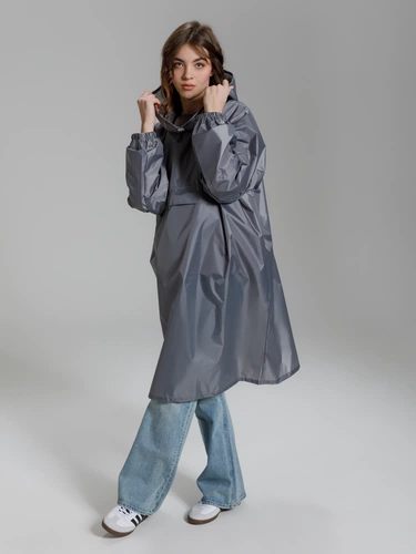 Дождевик-анорак Alatau, серый, единый размер Дождевик-анорак Alatau, серый, единый размер
