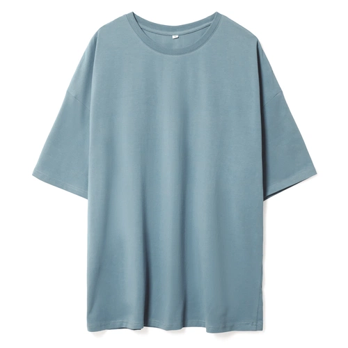 Футболка унисекс оверсайз Crosstown, серо-зеленая Футболка унисекс оверсайз Crosstown, серо-зеленая