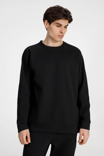 Свитшот унисекс S1, черный Свитшот унисекс S1, черный