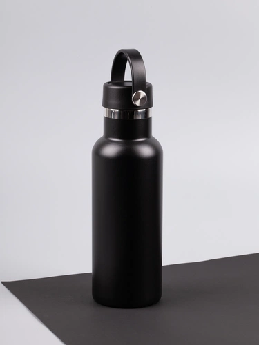 Термобутылка Bidon, черная Термобутылка Bidon, черная