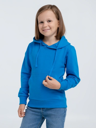 Худи детское Kirenga Kids 2.0, бирюзовое Худи детское Kirenga Kids 2.0, бирюзовое
