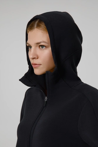 Куртка с капюшоном унисекс Begi, черная Куртка с капюшоном унисекс Begi, черная