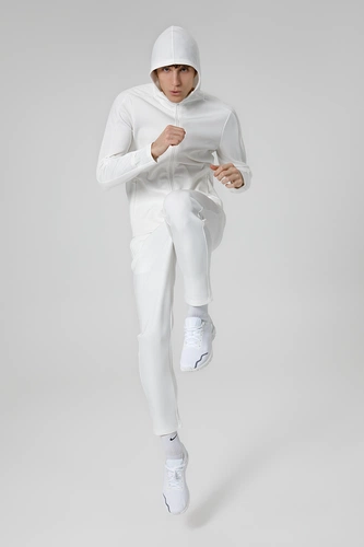 Куртка с капюшоном унисекс Begi, молочно-белая Куртка с капюшоном унисекс Begi, молочно-белая