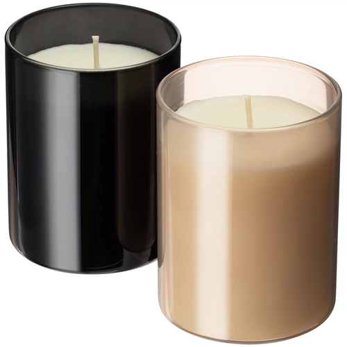 Ароматическая свеча Flikka, сосна и кипарис, бежевая Ароматическая свеча Flikka, сосна и кипарис, бежевая