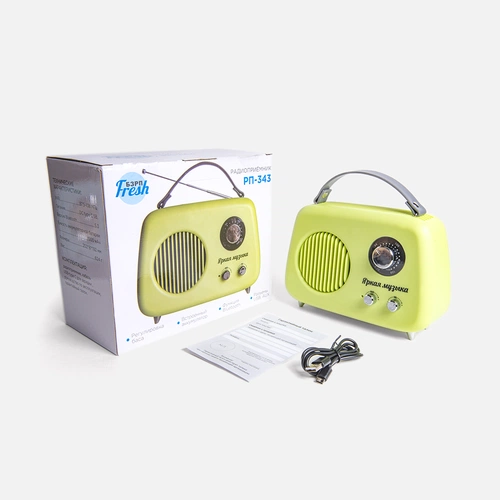Радиоприемник «Fresh РП-343», зеленый Радиоприемник «Fresh РП-343», зеленый