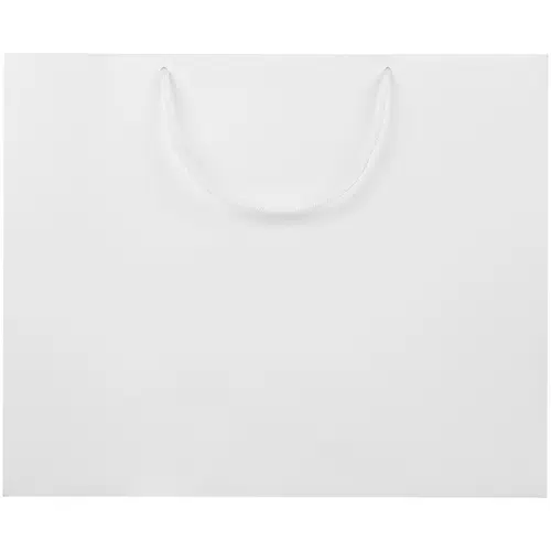 Пакет бумажный с ламинацией Lami Tote L, белый Пакет бумажный с ламинацией Lami Tote L, белый