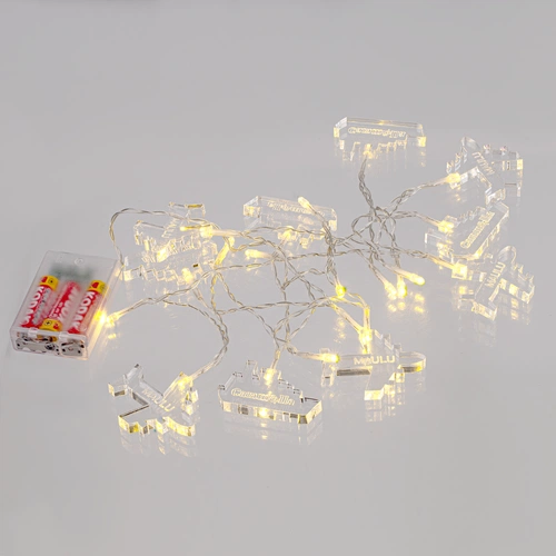 Гирлянда с индивидуальными фигурками AcryLED на заказ Гирлянда с индивидуальными фигурками AcryLED на заказ