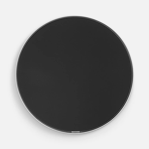 Беспроводное зарядное устройство с подсветкой Lightcore, черное Беспроводное зарядное устройство с подсветкой Lightcore, черное