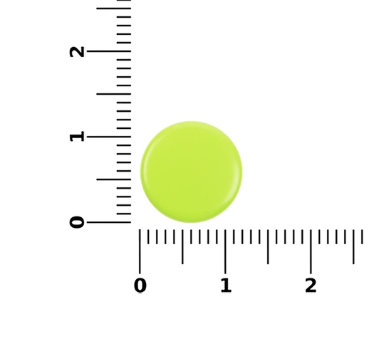 Кнопка Clavis, M, желтый неон Кнопка Clavis, M, желтый неон