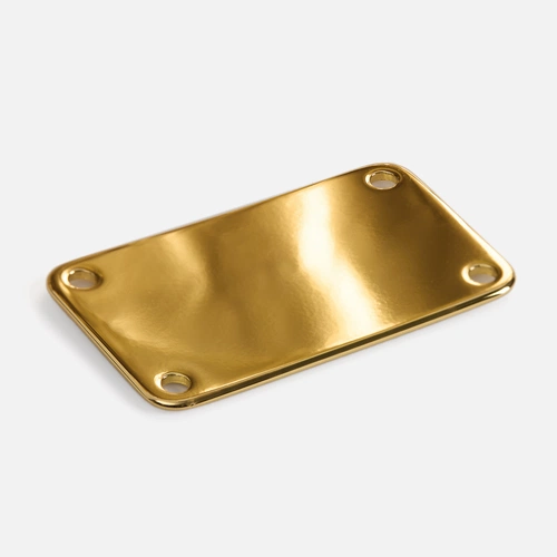 Шильдик металлический Furo, золотистый глянцевый Шильдик металлический Furo, золотистый глянцевый