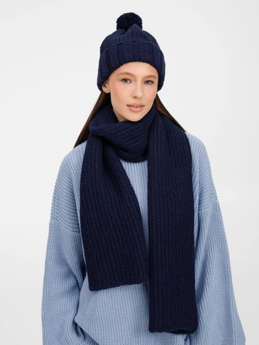 Шапка Frissonelle, темно-синяя Шапка Frissonelle, темно-синяя