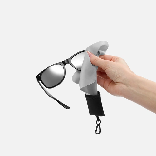 Очищающая салфетка Specta, серая с черным Очищающая салфетка Specta, серая с черным